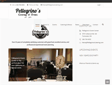 Tablet Screenshot of pellegrinoseventcenter.com